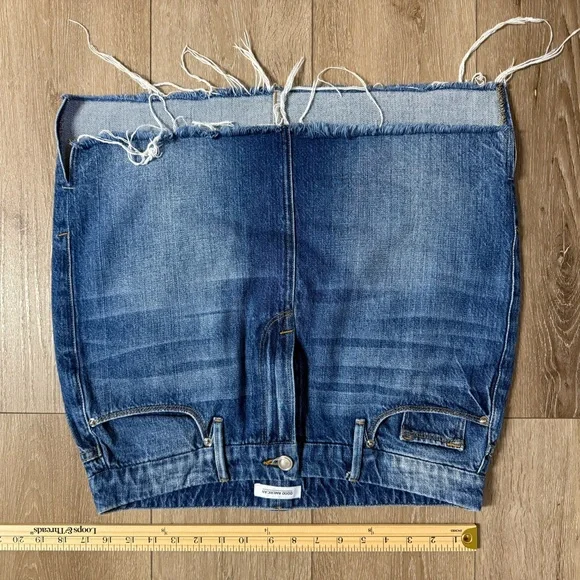 Good American Blue Denim Mini Skirt - Picture 8 of 11